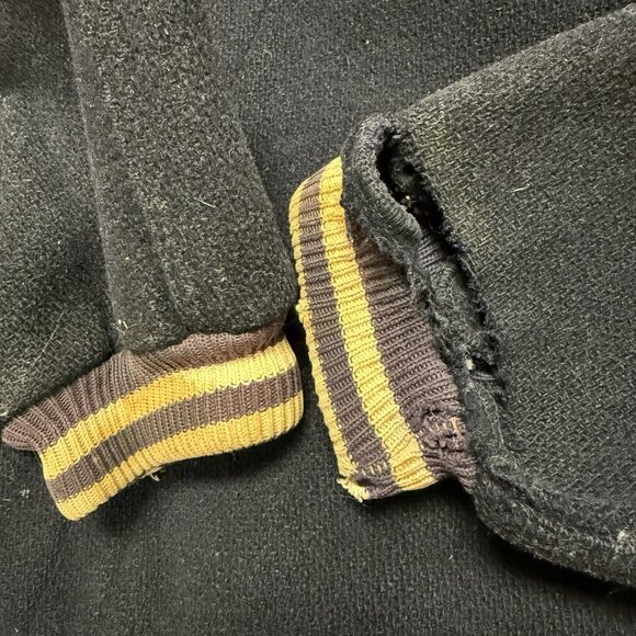 Vintage 50s Champion Running Man Cheshire Football Letterman Jacket Mens 42 - Picture 9 of 16